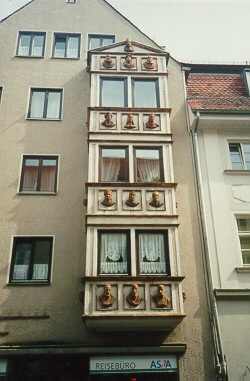 Foto vom Geburtshaus von Elias Holl in Augsburg